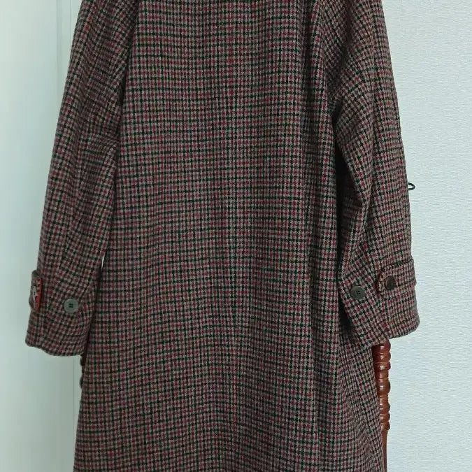 [BUNJANG] SO.WOOL Reversible Wool Long Coat - M / SO.WOOL 체크 리버시블 울롱코트 M(새상품급)