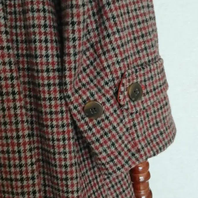 [BUNJANG] SO.WOOL Reversible Wool Long Coat - M / SO.WOOL 체크 리버시블 울롱코트 M(새상품급)