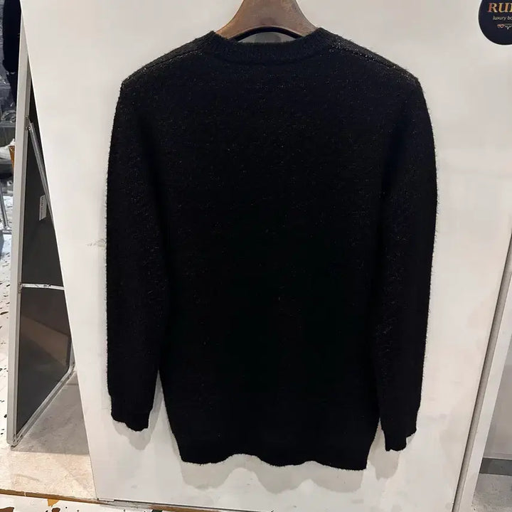 [BUNJANG] Loewe Black Sunburst Knit Sweater / 로에베 블랙 선 버스트 니트 L