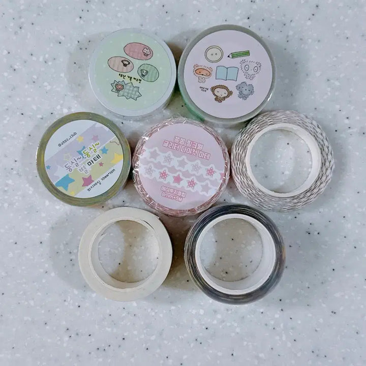 [BUNJANG] Unspecified Masking Tape Bundle Set / 개별X) 마테 7개 일괄 판매