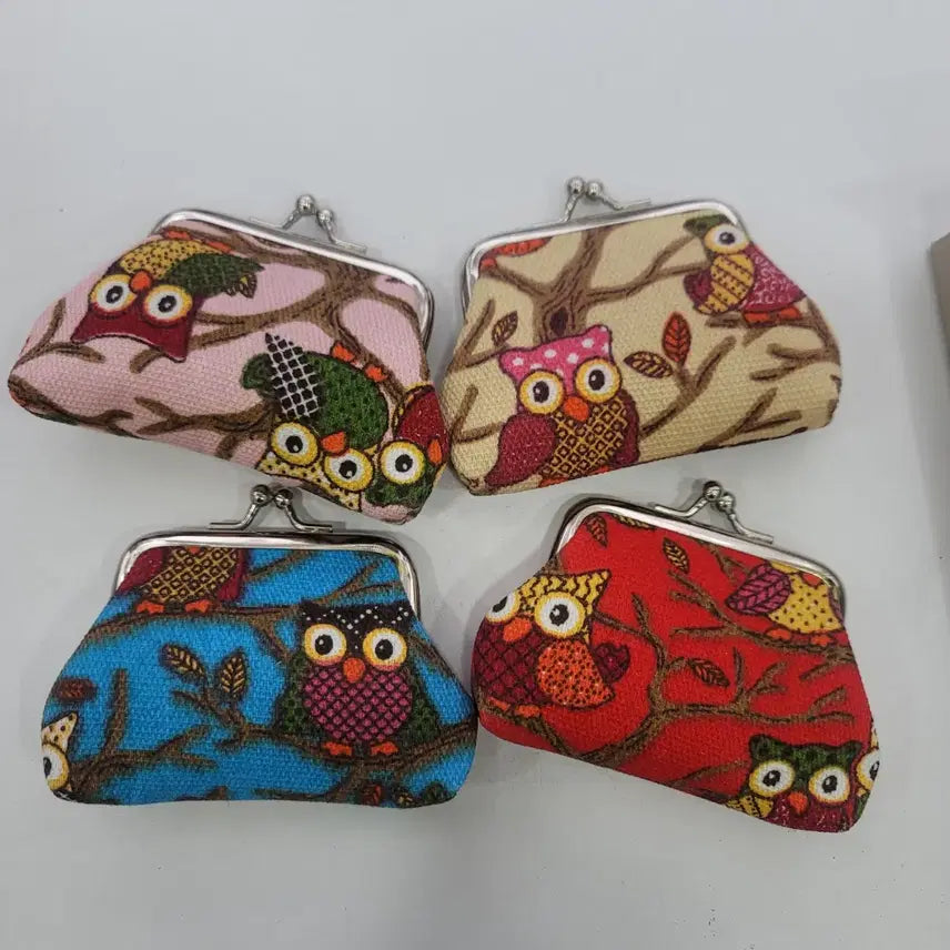 [BUNJANG] Owl Coin Purse Set / (새상품) 부엉이  동전지갑 4개 세트