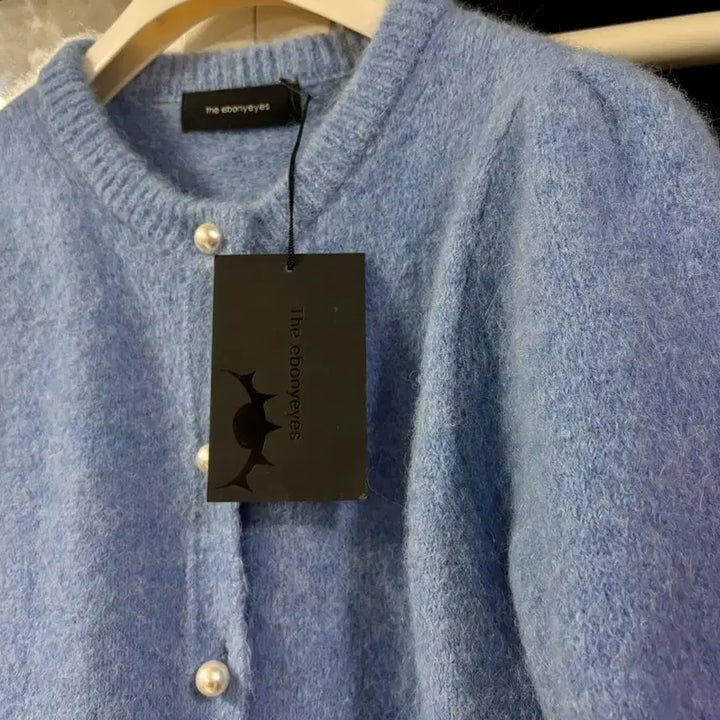 [BUNJANG] The Ebony Eyes Lee Ji Hye Alpaca Cardigan / 더에보니아이즈 알파카 반팔 가디건 미착용 새상품/이지혜 착용