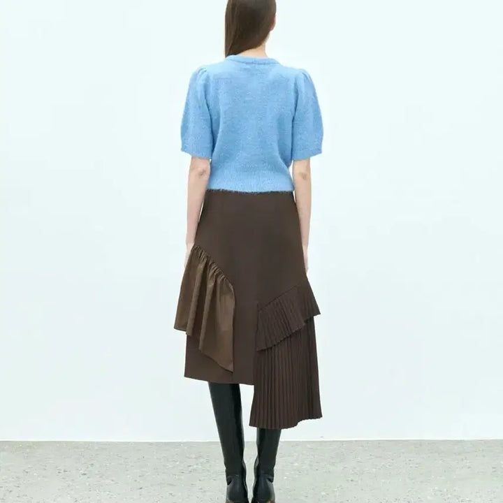 [BUNJANG] The Ebony Eyes Lee Ji Hye Alpaca Cardigan / 더에보니아이즈 알파카 반팔 가디건 미착용 새상품/이지혜 착용