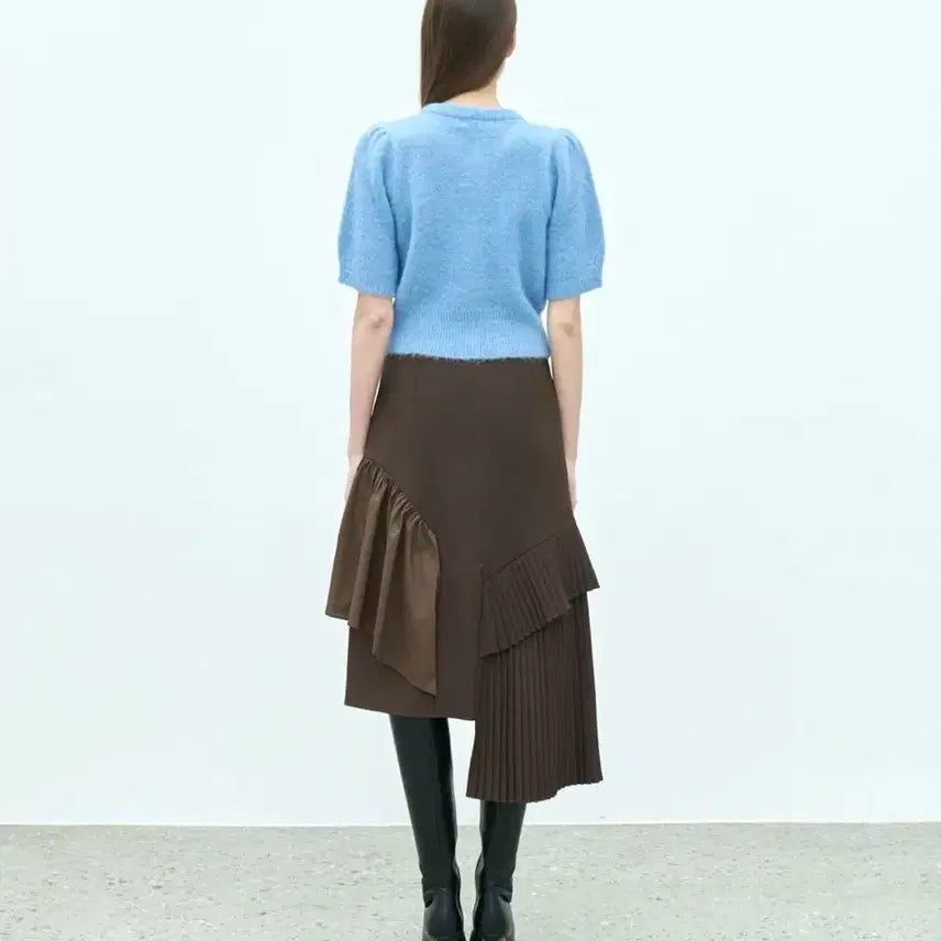 [BUNJANG] The Ebony Eyes Lee Ji Hye Alpaca Cardigan / 더에보니아이즈 알파카 반팔 가디건 미착용 새상품/이지혜 착용