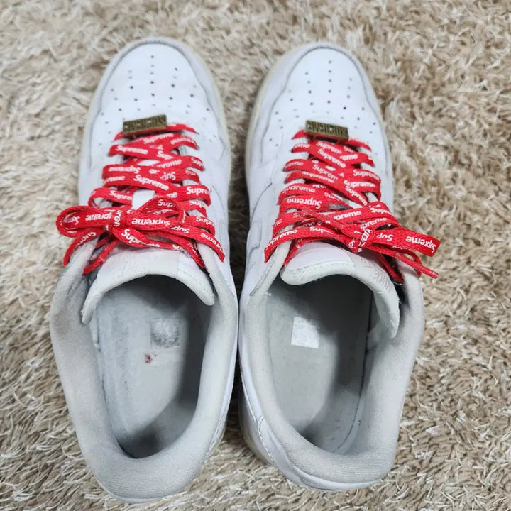 [BUNJANG] Nike x Supreme Air Force 1 White (Men's 270) / (빈티지박스) 나이키X슈프림 에어포스1 화이트 남성 270 사이즈