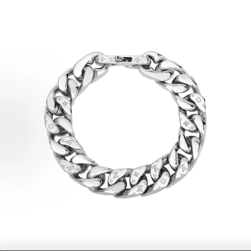 [BUNJANG] Louis Vuitton Chain Bracelet Silver / 루이비통 체인 팔찌 실버