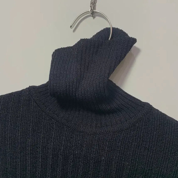 [BUNJANG] Max Mara Pleated Turtleneck Sweater / 막스마라 플리츠 목폴라