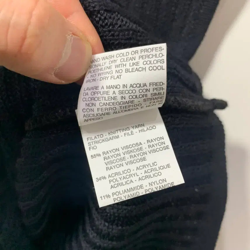 [BUNJANG] Max Mara Pleated Turtleneck Sweater / 막스마라 플리츠 목폴라