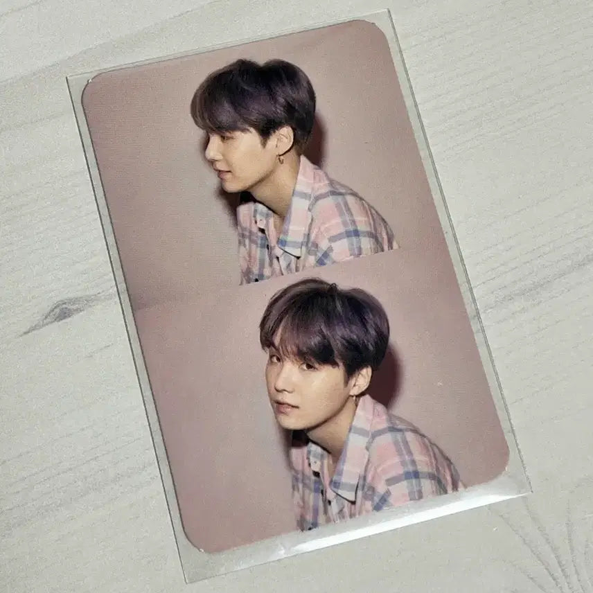 방탄소년단 persona 페르소나 앨범 1버전 슈가 윤기 포카