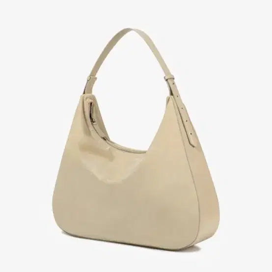 [BUNJANG] UER Suede Cream Hobo Bag / 유에르 스웨이드 크림 호보백
