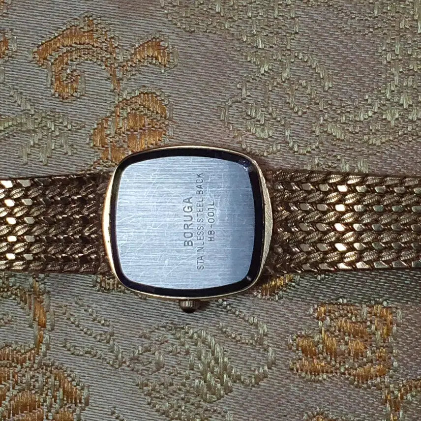 [BUNJANG] Vintage BORUGA Diamond Gold Watch / 스위스 빈티지 BORUGA.보루가   다이아 금장시계