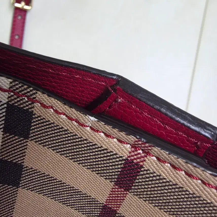 [BUNJANG] Burberry Check Bucket Bag / 버버리 체크 버킷백