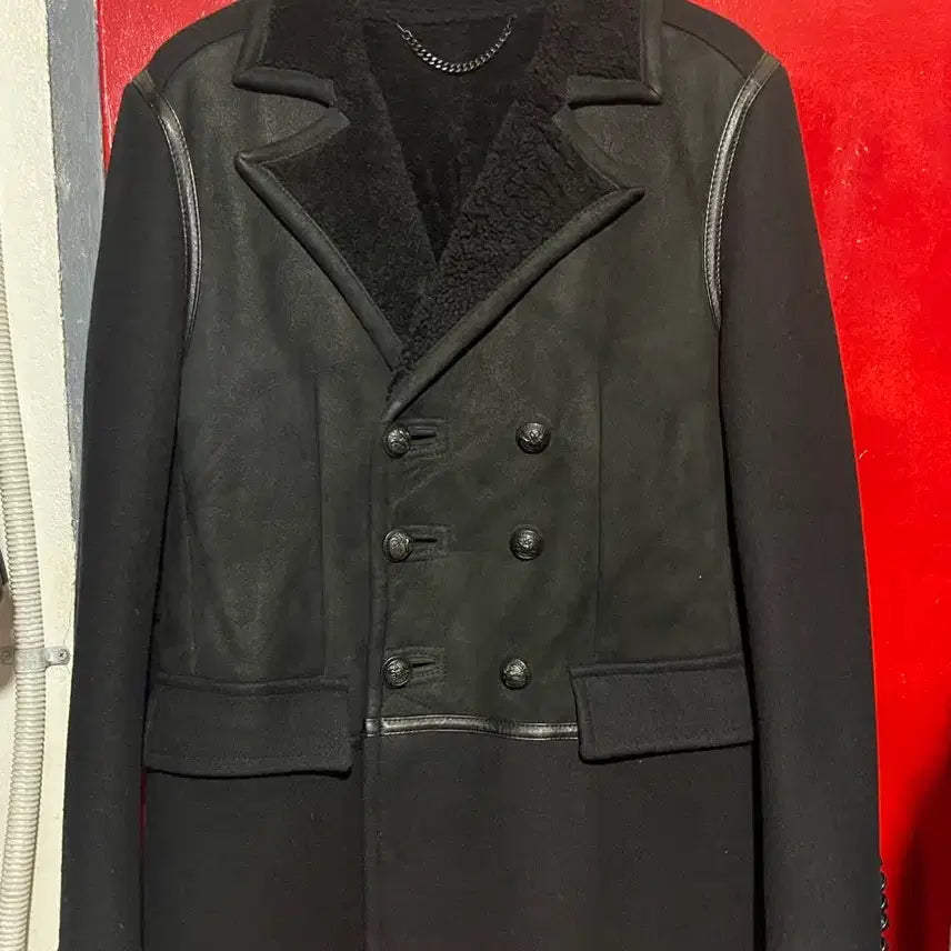 [BUNJANG] System Homme Black Mouton Jacket / 시스템옴므 무스탕 자켓