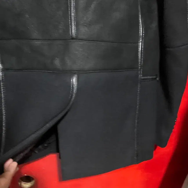 [BUNJANG] System Homme Black Mouton Jacket / 시스템옴므 무스탕 자켓