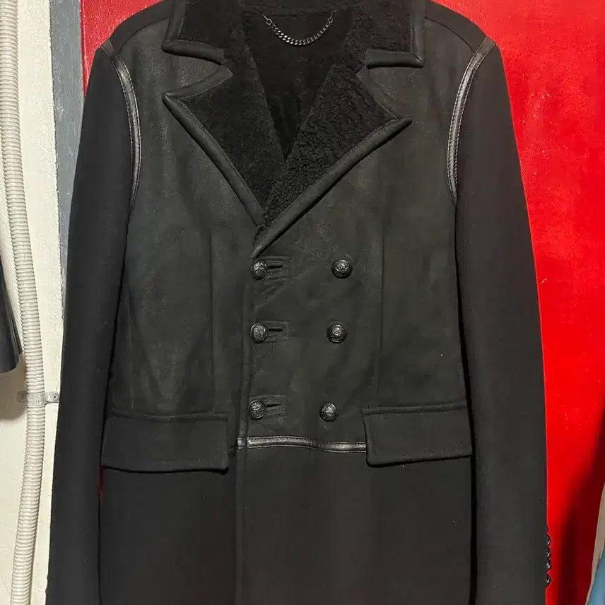 [BUNJANG] System Homme Black Mouton Jacket / 시스템옴므 무스탕 자켓