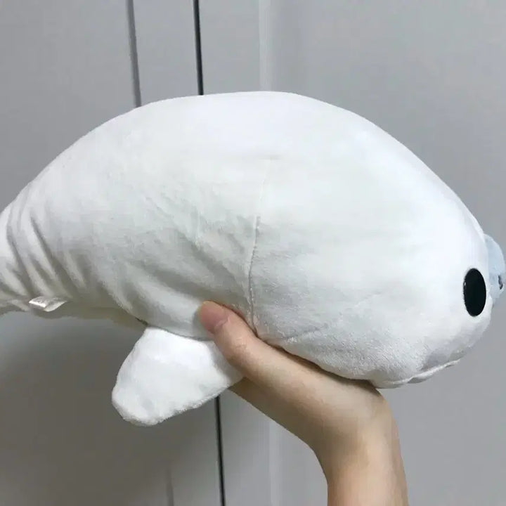 [BUNJANG] San-X Shirogoma Plush Doll / 고전 30cm 대형 단추눈 마메고마 시로고마 인형/택포