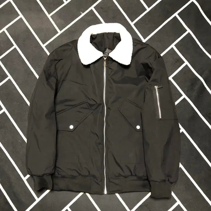 [BUNJANG] MA-1 Faux Fur Mouton Jacket / 새제품초특가/편집샵 ma-1 퍼무스탕/옴므