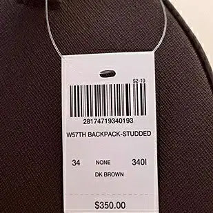 [BUNJANG] Henri Bendel Star Studded Backpack Brown / 텍달린 헨리벤델 스타 스터드 백팩 브라운