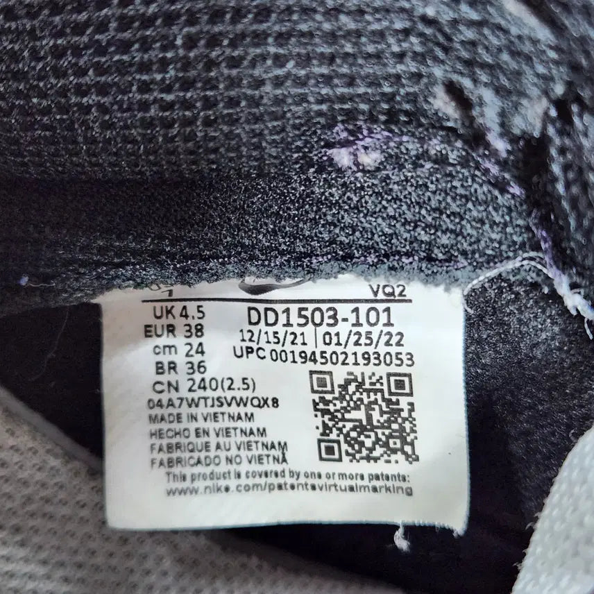 [BUNJANG] Nike Dunk Low Panda Women's 240 / (빈티지박스) 나이키 정품 범고래 덩크 로우 여성 240 사이즈