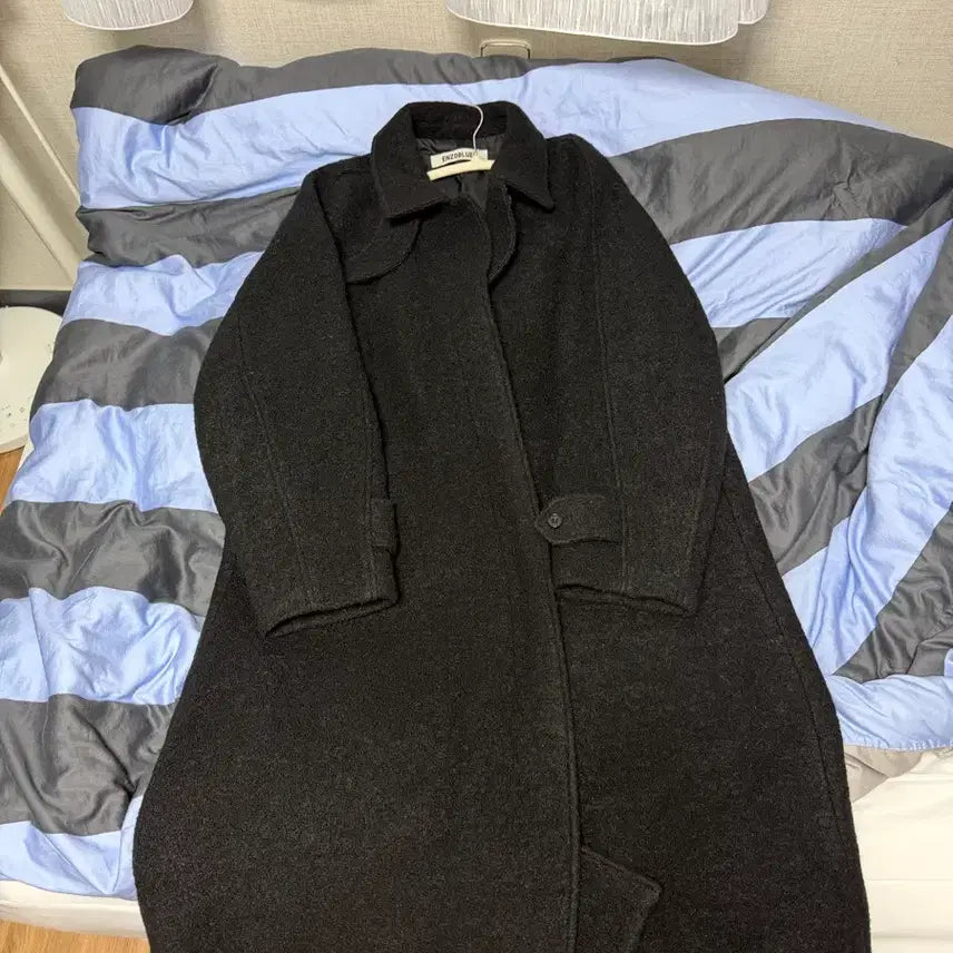 [BUNJANG] Enzo Blues Balmacaan Coat / 엔조블루스 발마칸코트