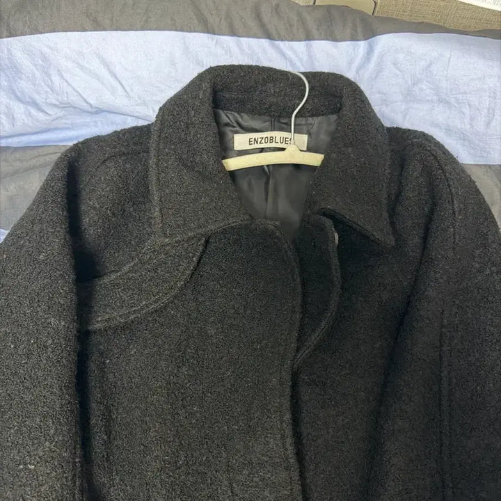 [BUNJANG] Enzo Blues Balmacaan Coat / 엔조블루스 발마칸코트