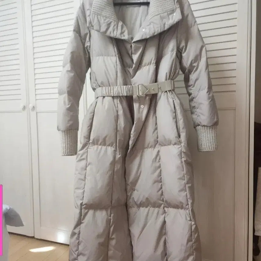 [SOLD OUT] 시스템 구스 벨티드 롱패딩