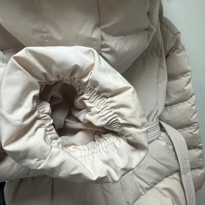 [BUNJANG] Mayyun Fox Fur Padded Short Jacket / 메이윤 폭스퍼 패딩 숏패딩(살핑크)급처