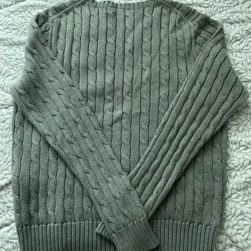 [SOLD OUT] 폴로 정품(큐알O)Cable-Knit Cotton Sweater