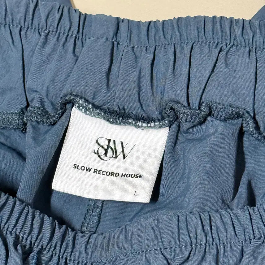 [BUNJANG] SLOW RECORD HOUSE Nylon Wide Banding Pants L / SLOW RECORD HOUSE 나일론 와이드밴딩 팬츠 L