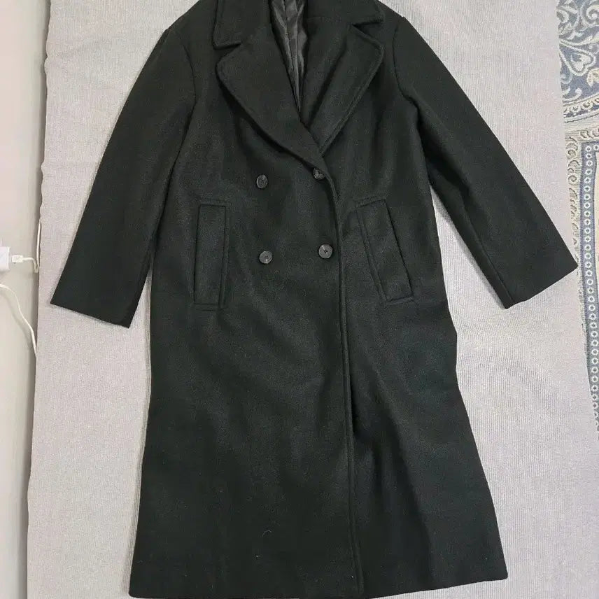 [BUNJANG] Zara Oversized Black Long Coat / (S)자라 오버사이즈 블랙롱코트
