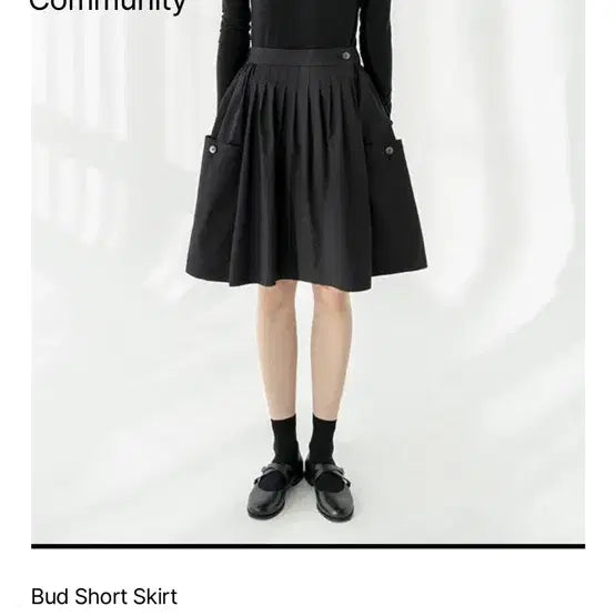 [BUNJANG] UnoiA Bud Short Skirt / 유노이아 bud short skirt 버드 숏 스커트