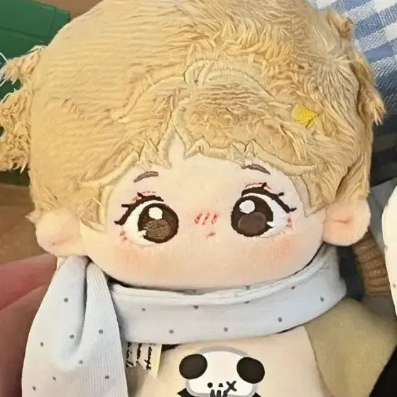 [BUNJANG] 10cm Blind Dog White Doll Outfit / 10cm 인형옷 복면강아지 흰색