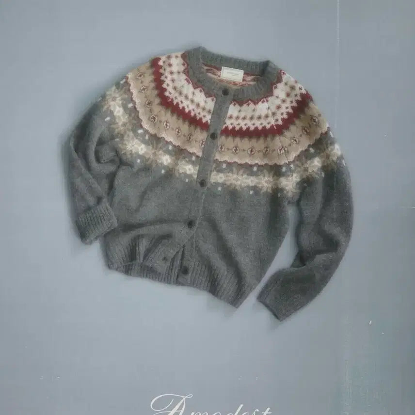 [BUNJANG] Modest Mood Nordic Cardigan / 모데스트무드 노르딕가디건