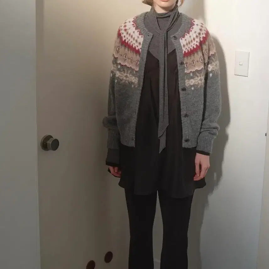 [BUNJANG] Modest Mood Nordic Cardigan / 모데스트무드 노르딕가디건