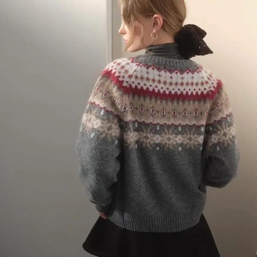 [BUNJANG] Modest Mood Nordic Cardigan / 모데스트무드 노르딕가디건