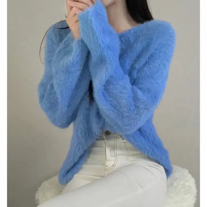 [BUNJANG] Angora Knit / 새상품! 앙고라 니트