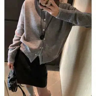 [BUNJANG] Color Block Cardigan / 배색가디건