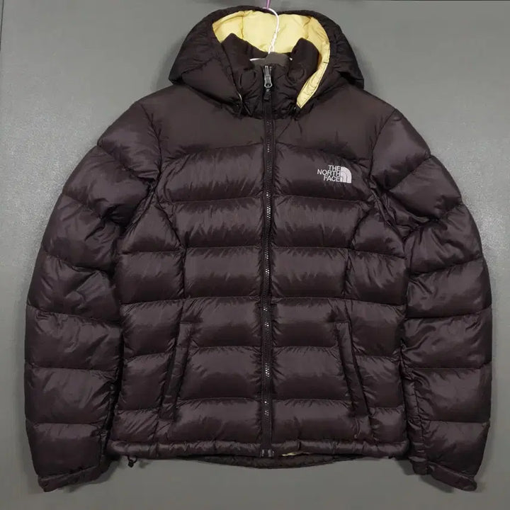 [SOLD OUT] 여성 M (85) 노스페이스 눕시 2 구스다운 후드 패딩 점퍼 브라운