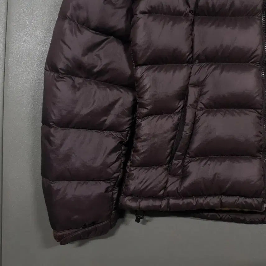 [SOLD OUT] 여성 M (85) 노스페이스 눕시 2 구스다운 후드 패딩 점퍼 브라운