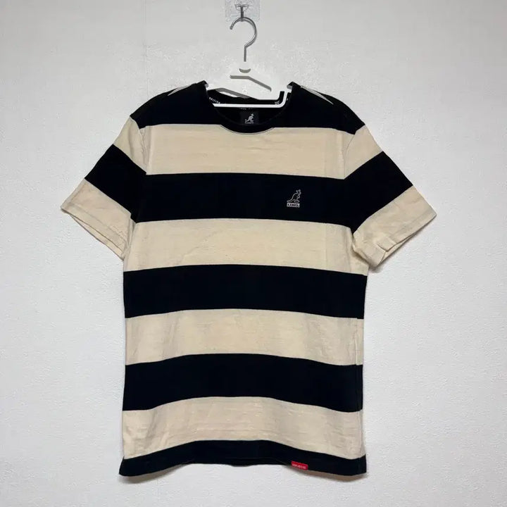 [BUNJANG] Kangol Stripe Short Sleeve T-Shirt M / 캉골 스트라이프 반팔티 M