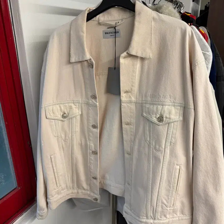 [BUNJANG] Balenciaga Oversized Trucker Jacket / 발렌시아가 오버핏 트러커 유니핏