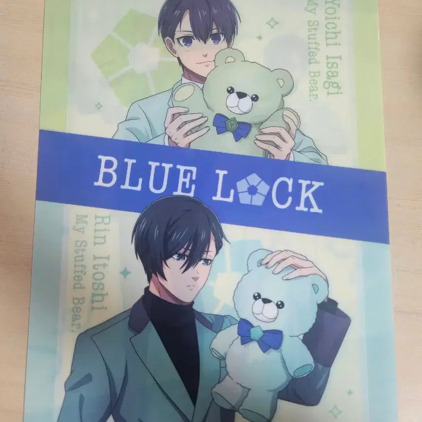 [BUNJANG] Blue Lock Isagi Yoichi Itoshi Rin A4 Clear File / 블루록 이사기 요이치 이토시 린 A4 클리어파일