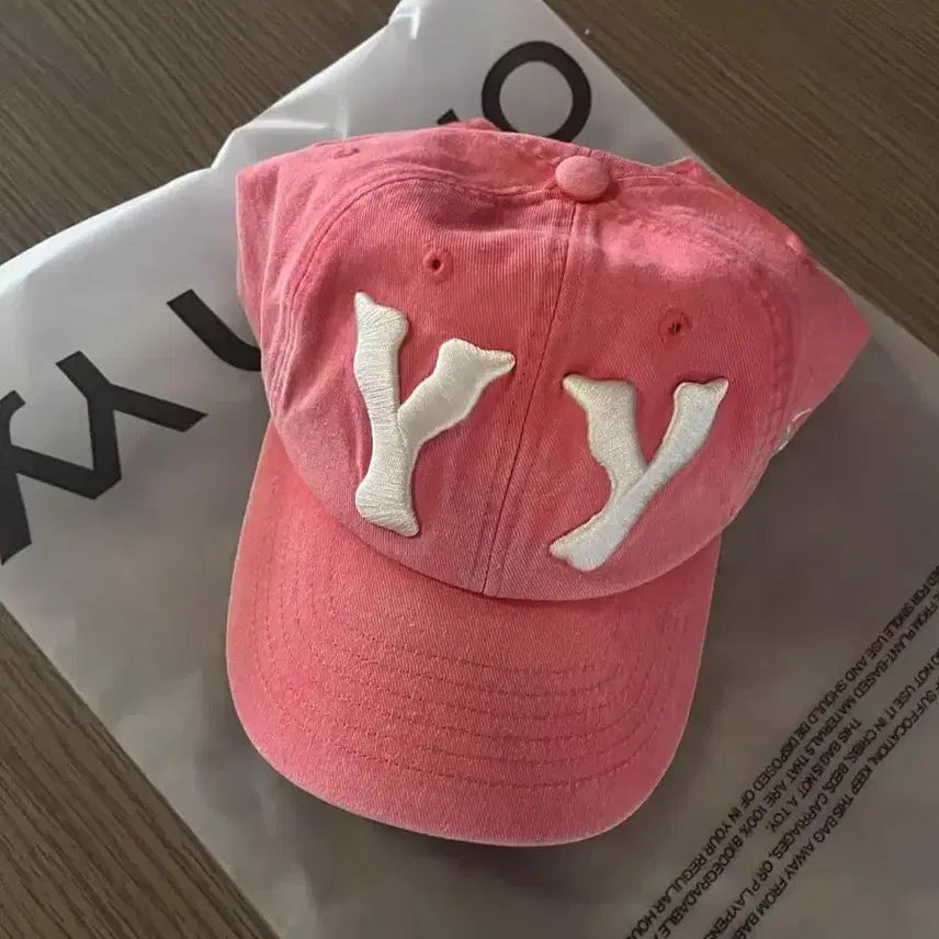 [BUNJANG] Open YY Heart Bone Ball Cap / [새상품] Open YY 하트 본 볼캡