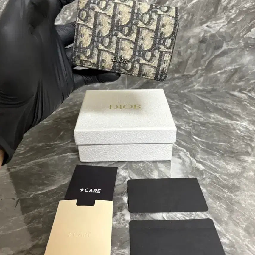 [BUNJANG] Dior Oblique Jacquard Business Card Holder / 디올 오블리크 자카드 비즈니스 카드지갑