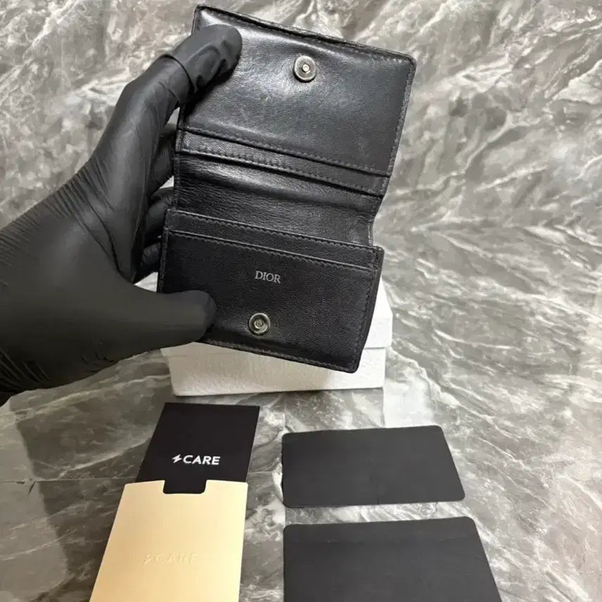 [BUNJANG] Dior Oblique Jacquard Business Card Holder / 디올 오블리크 자카드 비즈니스 카드지갑