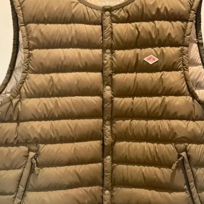 [BUNJANG] DanTon Padded Vest XXL Olive / (XXL)단톤 패딩 베스트