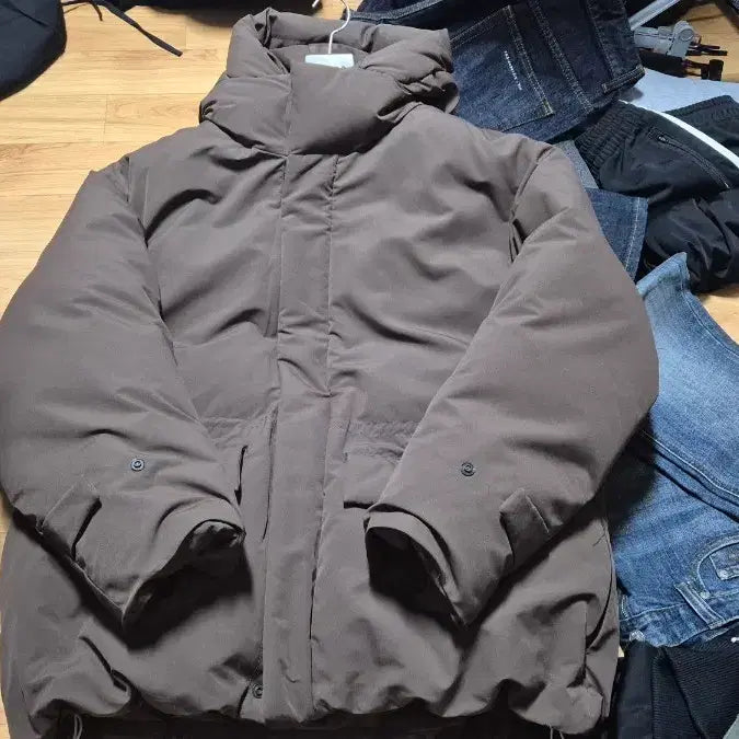 [BUNJANG] Uniform Bridge Brown Duck Down Padding / 유니폼브릿지 브라운 패딩