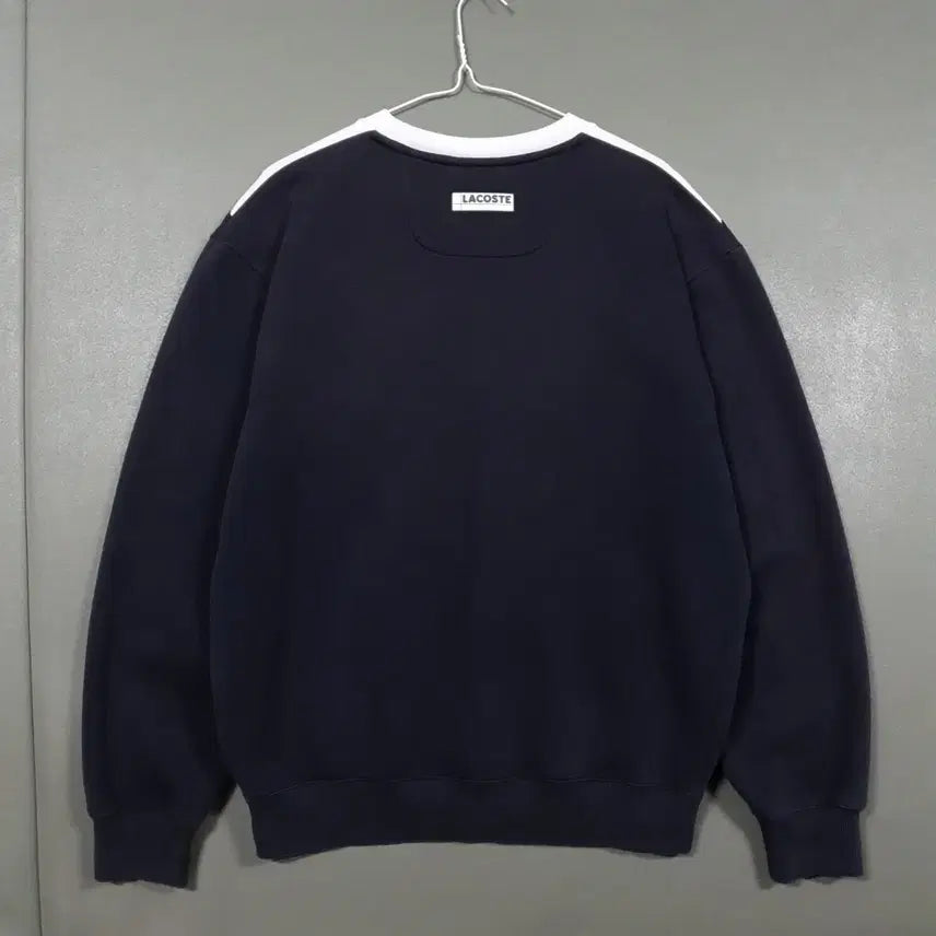 [BUNJANG] Lacoste V-Block Sweatshirt / 국내 100) 라코스테 신형 20FW 브이 컬러블럭 맨투맨 스웻셔츠
