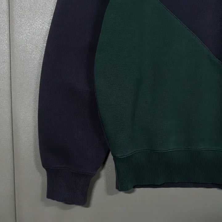 [BUNJANG] Lacoste V-Block Sweatshirt / 국내 100) 라코스테 신형 20FW 브이 컬러블럭 맨투맨 스웻셔츠