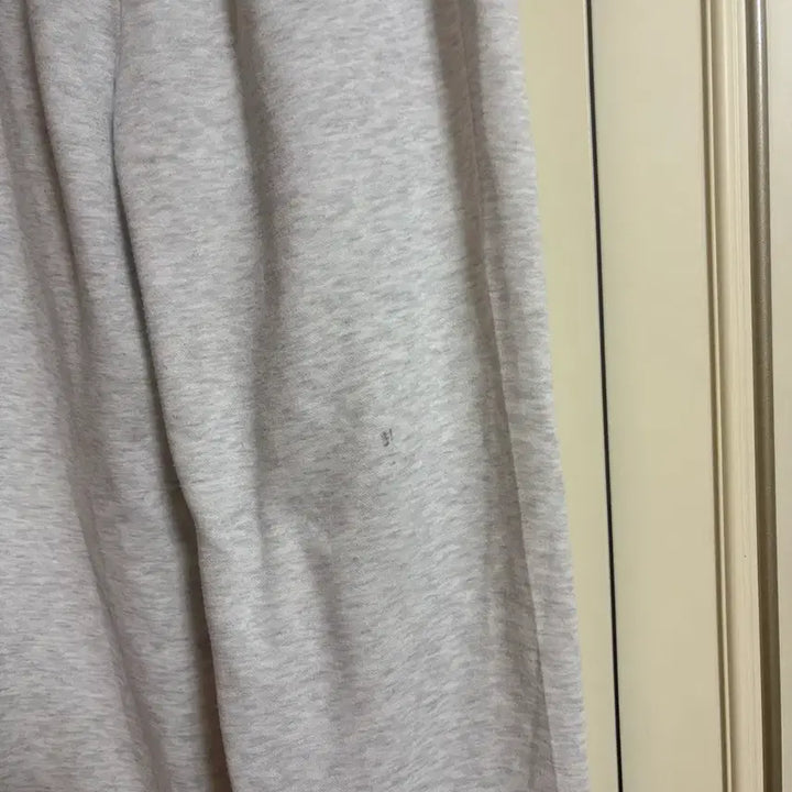 [BUNJANG] Training Pants (White, Semi-Fleece) / 트레이닝 팬츠(흰색/반기모)